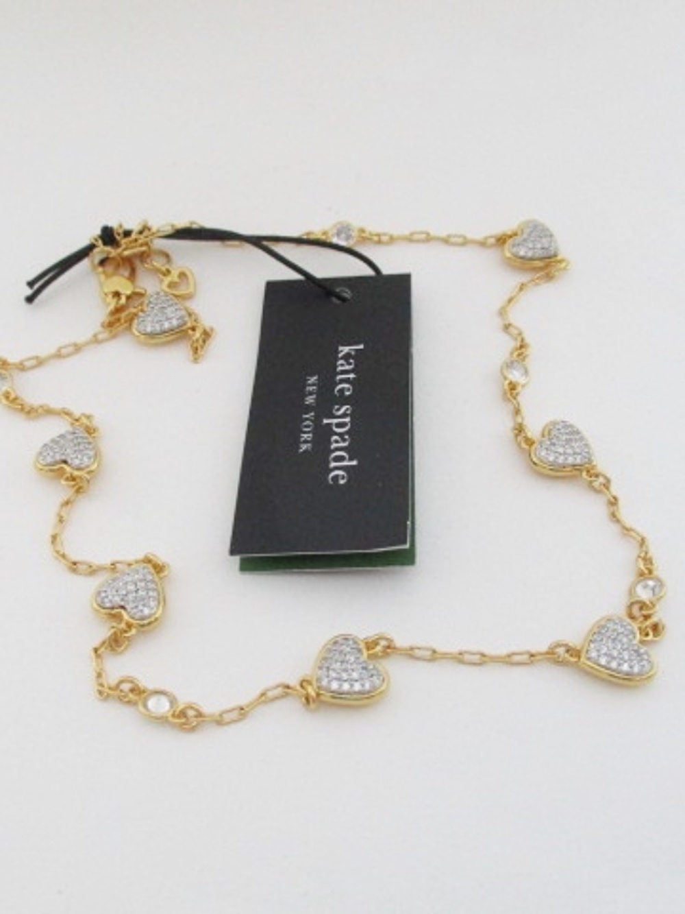 KATE SPADE - With All My Heart Pavé Scatter Necklace